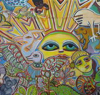 The Painting of Life by Mirka Mora - Accommodation Adelaide