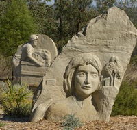 Heritage Sculptures at Pensioners Hill Lookout - Accommodation Adelaide