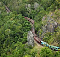 Cairns 4WD Waterfall and Rainforest Tour Including Kuranda Scenic Railway - Accommodation Adelaide