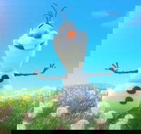 Meet Olaf from Frozen - Accommodation Adelaide