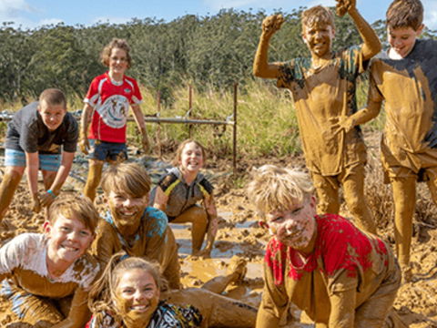 Mini Muddies Obstacle Challenge At Bunnamagoo Estate - Accommodation Adelaide 0