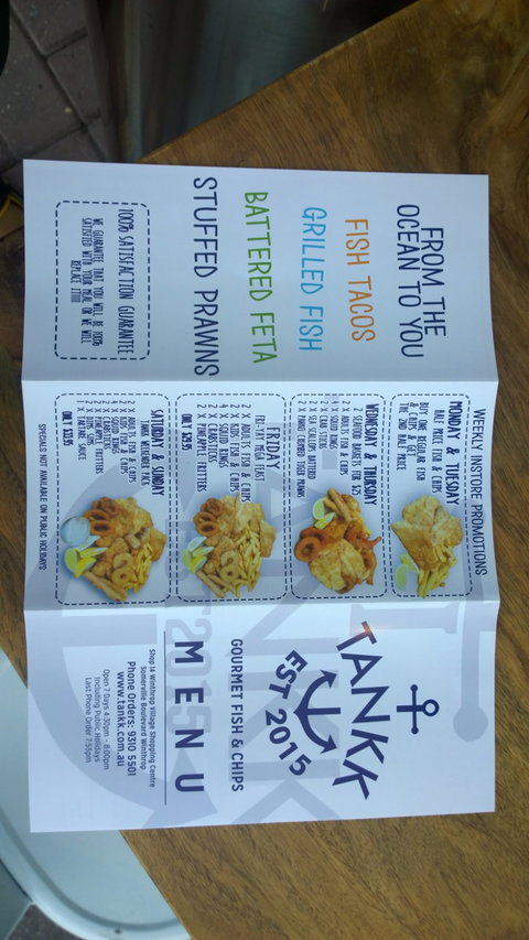 Tankk Gourmet Fish & Chips - Accommodation Adelaide 2