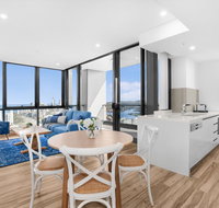 Grand Beach Views in 2-Bed Apartment With Balcony - Accommodation Adelaide