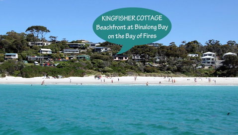 KINGFISHER COTTAGE Beachfront At The Binalong Bay - Accommodation Adelaide 16