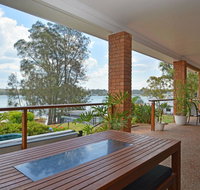 The House on the Lake  Fishing Point Lake Macquarie - honestly put the line in and catch fish - Accommodation Adelaide