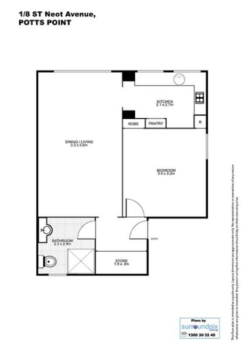 Art Deco In The Cul-de-Sac - Spacious Executive 1BR Potts Point Apartment In Quiet Cul-de-Sac - Accommodation Adelaide 3
