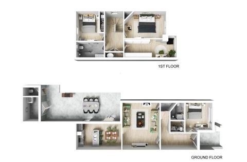 NEWLY RENOVATED LARGE 3.5 BDRM HOUSE! BEST OF MELB - Accommodation Adelaide 1