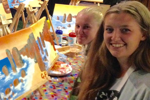 Friday Night 2 For 1 Paint And Sip Art Sessions - Accommodation Adelaide 0