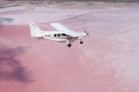 Pink Lake + Abrolhos Islands Scenic Flight - Accommodation Adelaide 2